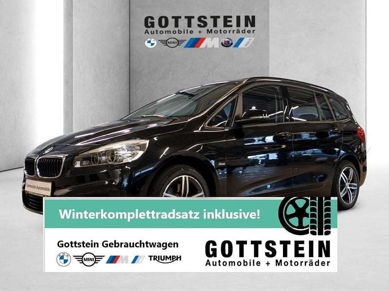 Black sapphire Gebraucht 2018 BMW 220 Gran Tourer Sport Line Van / Kleinbus | 20.990 € (Guter Preis) - Bild 1/3