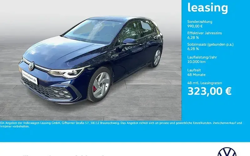 Gebraucht VW Golf VIII GTD 200 PS (147 kW) 2024 Atlantic blue metallic Limousine