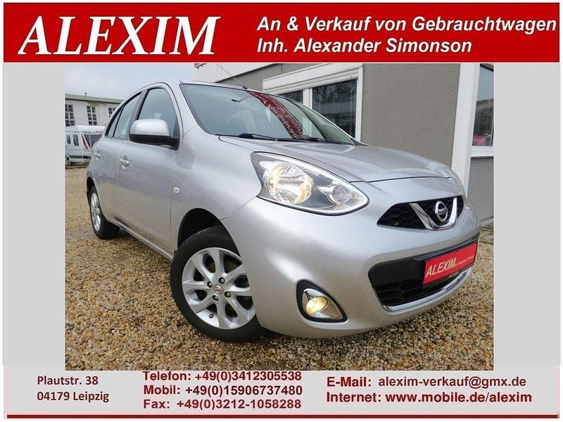Silber Gebraucht 2015 Nissan Micra Acenta Kleinwagen | 4.700 € (Guter Preis) - Bild 1/4