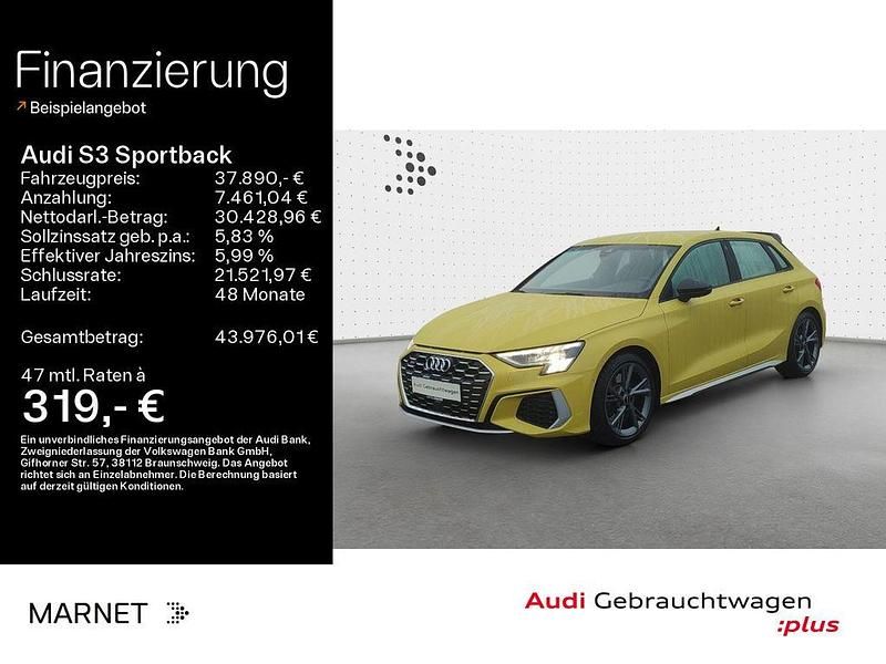 Pythongelb metallic Gebraucht 2024 Audi S3 Sport Limousine | 37.890 € (Superpreis) - Bild 1/4