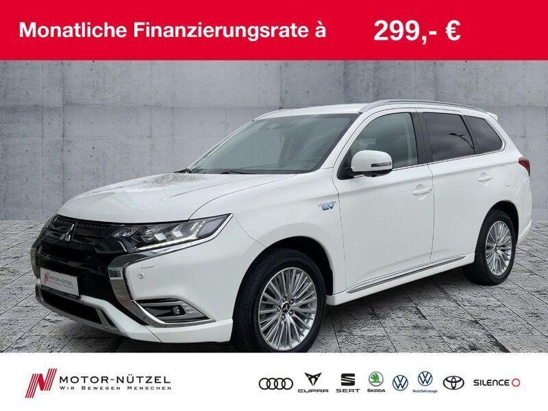 Weiß Gebraucht 2020 Mitsubishi Outlander P-HEV SUV | 23.730 € (Fairer Preis) - Bild 1/4