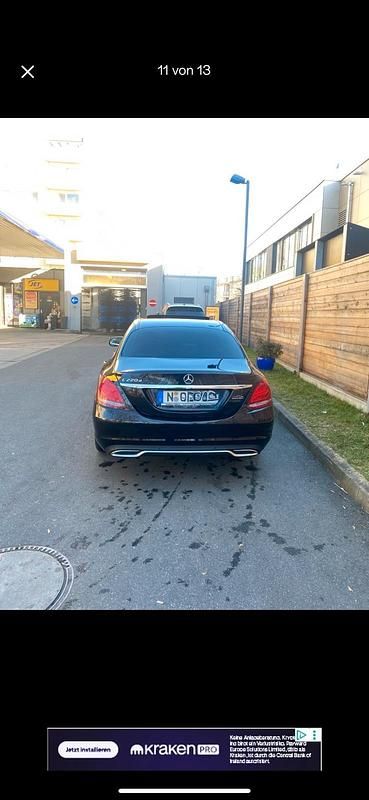 Gebraucht Mercedes C220 170 PS (125 kW) 2018 Schwarz Limousine