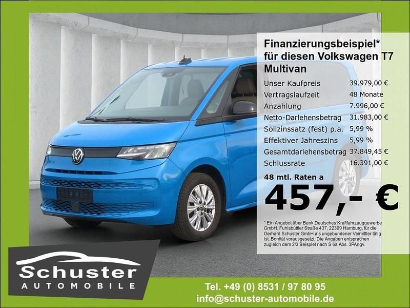 Blau Gebraucht 2022 VW T7 R Van | 41.680 € - Bild 1/4