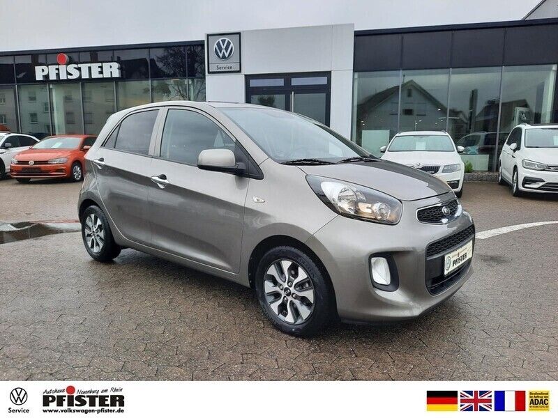 Silber Gebraucht 2016 Kia Picanto DREAM-TEAM Edition Kleinwagen | 8.400 € (Fairer Preis) - Bild 1/4