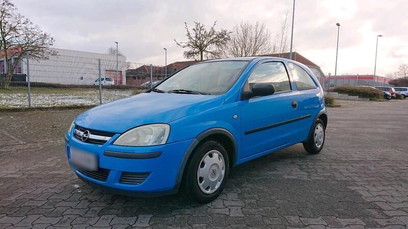 Blau Gebraucht 2004 Opel Corsa Kleinwagen | 250 € (Superpreis) - Bild 1/4