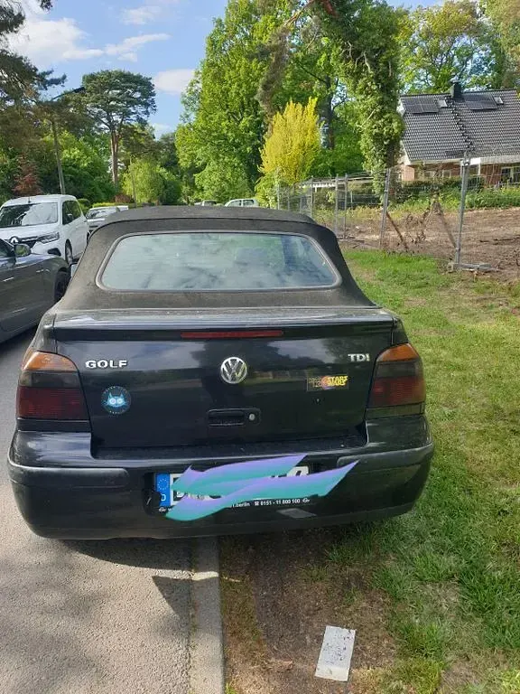 Occasion VW Golf 110 ch (80 kW) 1999 Noir Cabriolet