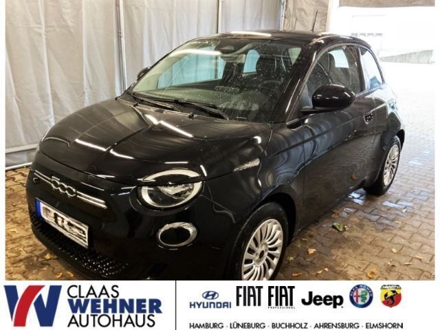 Onyx schwarz) (schwarz Gebraucht 2021 Fiat 500e Action Kleinwagen | 11.990 € (Fairer Preis) - Bild 1/4