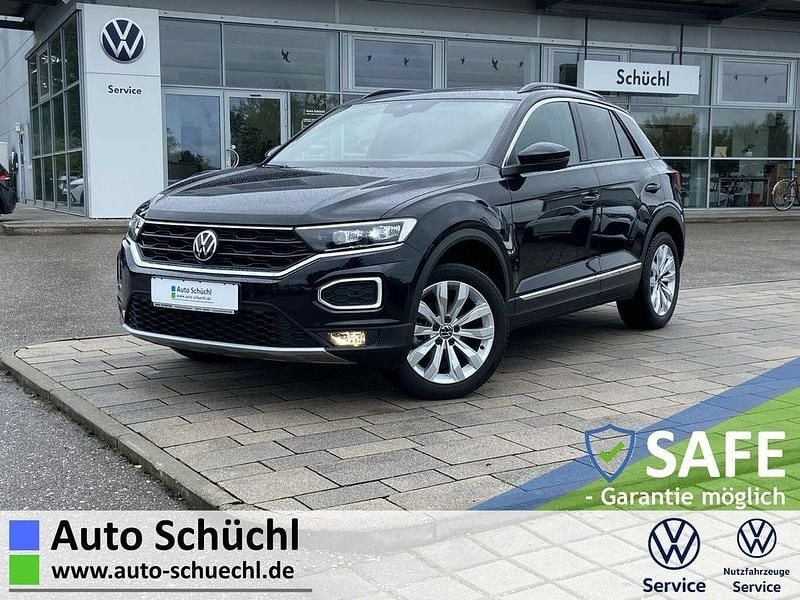 Schwarz Gebraucht 2021 VW T-Roc Active SUV | 27.370 € (Etwas zu teuer) - Bild 1/4