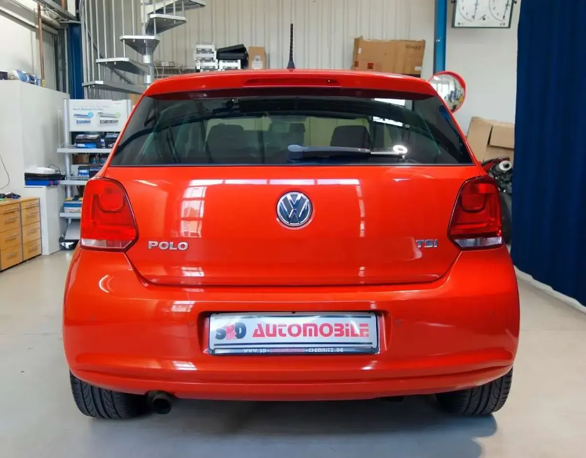 Gebraucht VW Polo Comfortline 105 PS (77 kW) 2010 Orange Kleinwagen