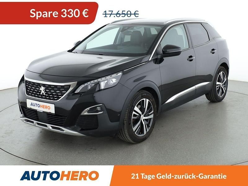Schwarz Gebraucht 2017 Peugeot 3008 Allure SUV | 16.860 € (Fairer Preis) - Bild 1/3