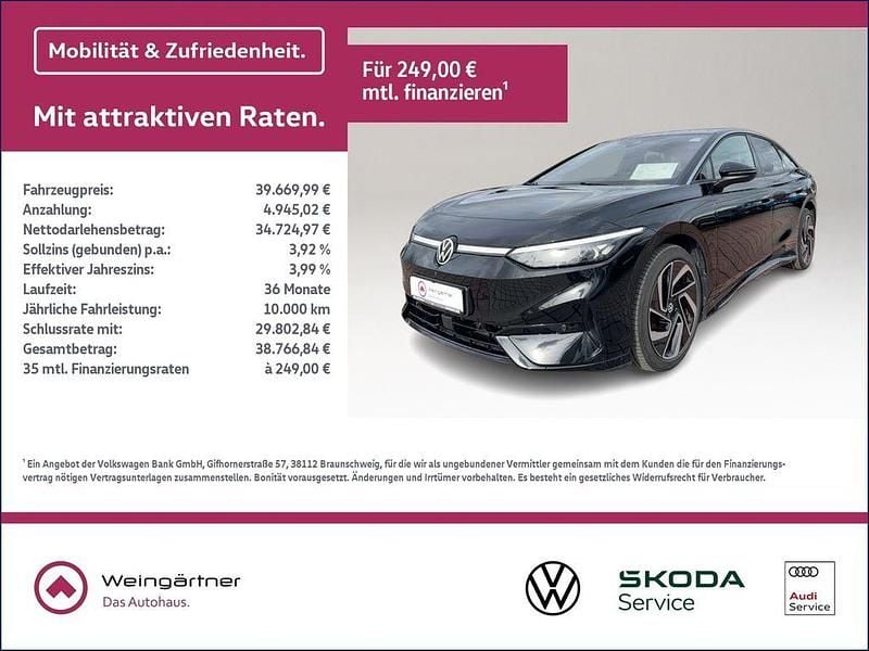 Gebraucht VW ID.7 Pro 210 kW (286 PS) 2024 Schwarz Kleinwagen