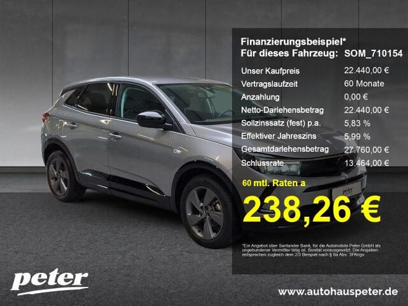 Lack grau artense/ klarlack (metallic) Gebraucht 2024 Opel Grandland X GS Line SUV | 22.439 € (Fairer Preis) - Bild 1/4