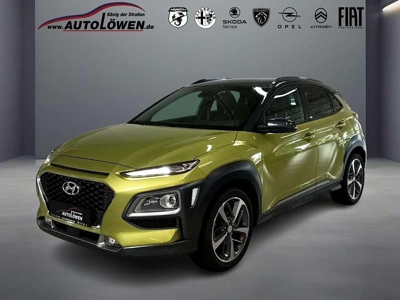 Accident yellow Gebraucht 2020 Hyundai Kona Style SUV | 19.480 € (Fairer Preis) - Bild 1/4