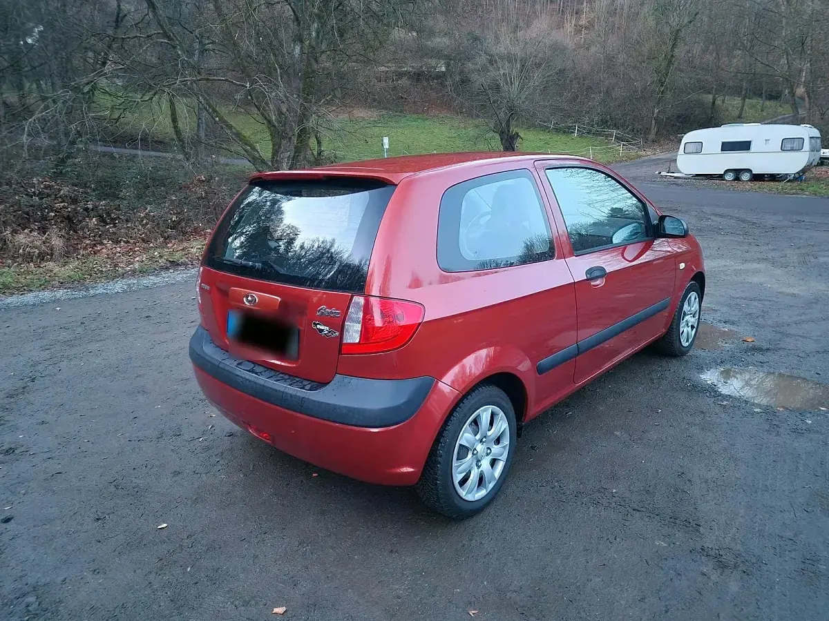 Gebraucht Hyundai Getz 67 PS (49 kW) 2008 Rot Kleinwagen