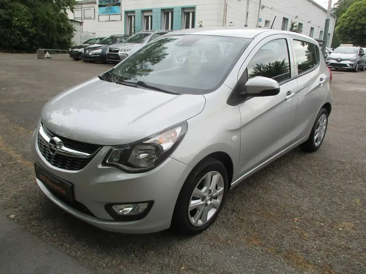 Gebraucht Opel Karl Edition 75 PS (55 kW) 2015 Argon silber/ice silver (m2) Kleinwagen
