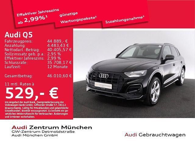 Brillantschwarz Gebraucht 2023 Audi Q5 Advanced Plus SUV | 44.889 € (Etwas zu teuer) - Bild 1/2