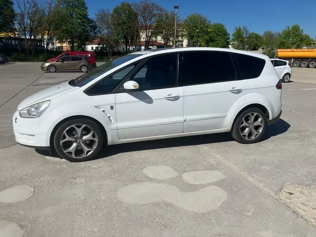 Gebraucht Ford S-MAX S 175 PS (128 kW) 2009 Weiß Van / Kleinbus