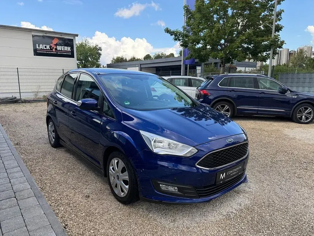 Gebraucht Ford C-MAX Cool & Connect 125 PS (91 kW) 2018 Blau Van / Kleinbus
