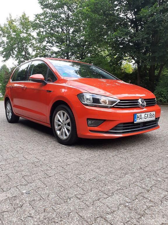Orange Gebraucht 2015 VW Golf Sportsvan LOUNGE Van / Kleinbus | 10.300 € (Guter Preis) - Bild 1/4