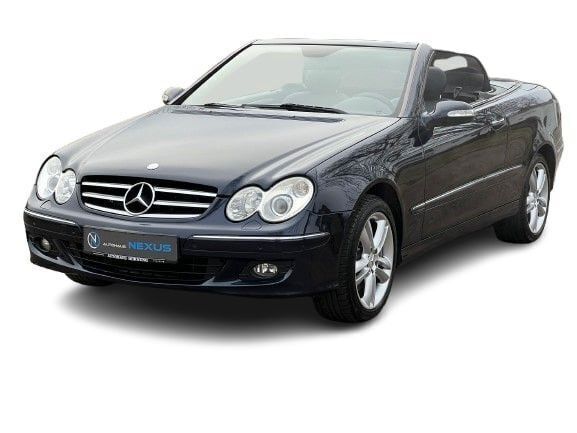 Blau Gebraucht 2006 Mercedes CLK280 Avantgarde Cabrio | 9.999 € (Guter Preis) - Bild 1/4
