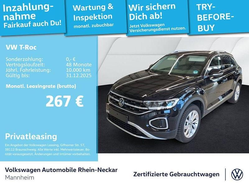 Deep black perleffekt Gebraucht 2024 VW T-Roc Style SUV | 27.492 € (Guter Preis) - Bild 1/3