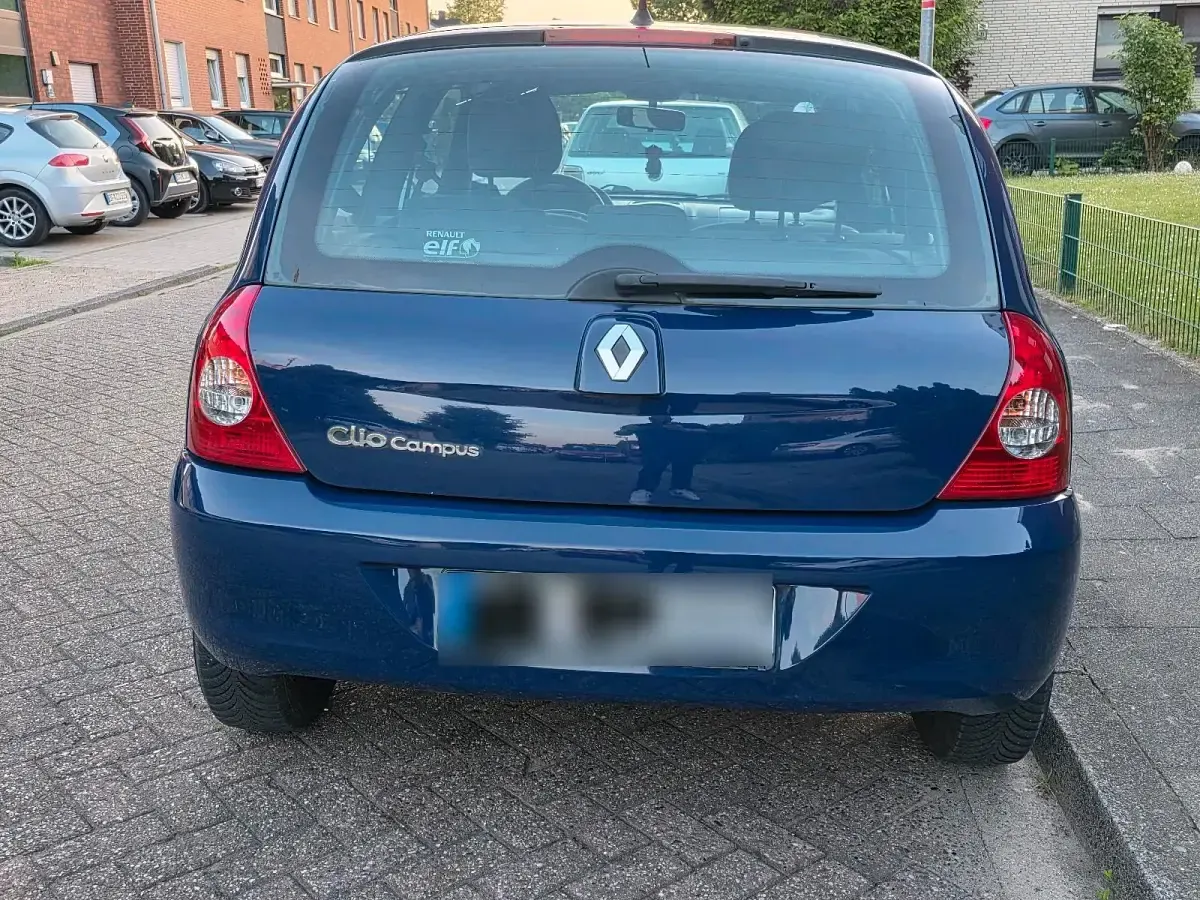 Gebraucht Renault Clio 60 PS (44 kW) 2008 Blau Kleinwagen