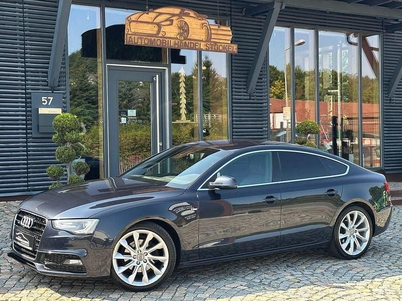 Blau Gebraucht 2015 Audi A5 Sportback S-Line Limousine | 14.999 € (Fairer Preis) - Bild 1/4