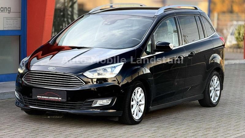 Schwarz Gebraucht 2017 Ford Grand C-Max Titanium Van / Kleinbus | 9.999 € (Fairer Preis) - Bild 1/4