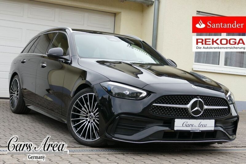 Schwarz Gebraucht 2022 Mercedes C220 AMG Limousine | 27.500 € (Fairer Preis) - Bild 1/4