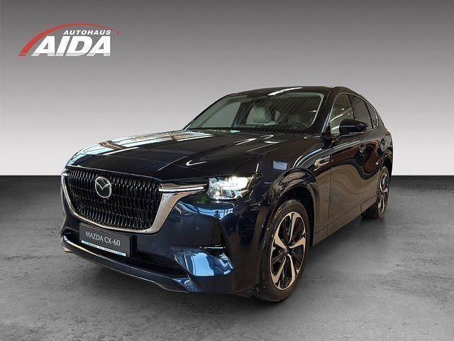 Blau Gebraucht 2024 Mazda CX-60 Takumi-Line SUV | 51.990 € (Fairer Preis) - Bild 1/4