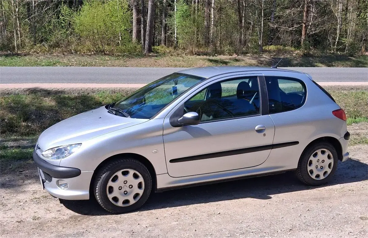 Używany Peugeot 206 75 KM (55 kW) 2008 Srebrny Hatchback