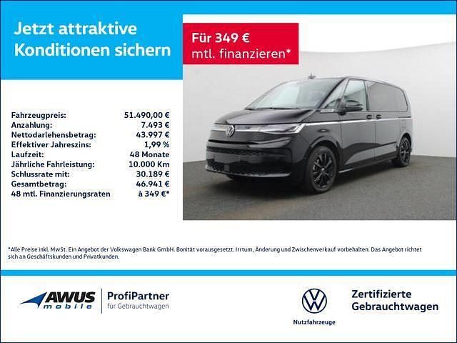 Second-hand VW Multivan Style 150 CP (110 kW) 2024 Negru Monovolum