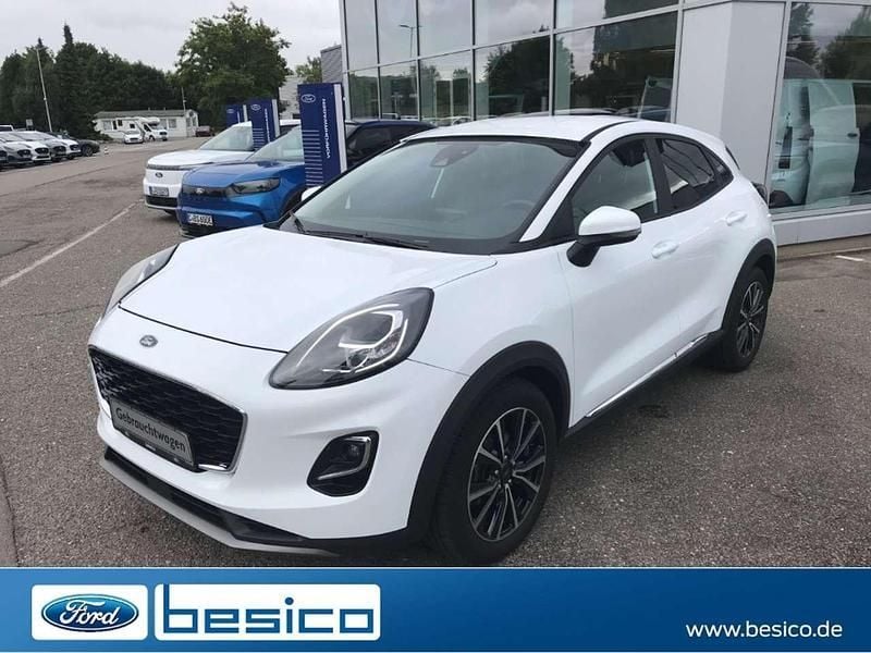 Frostweiß (weiss) Gebraucht 2021 Ford Puma Titanium SUV | 15.480 € (Guter Preis) - Bild 1/4