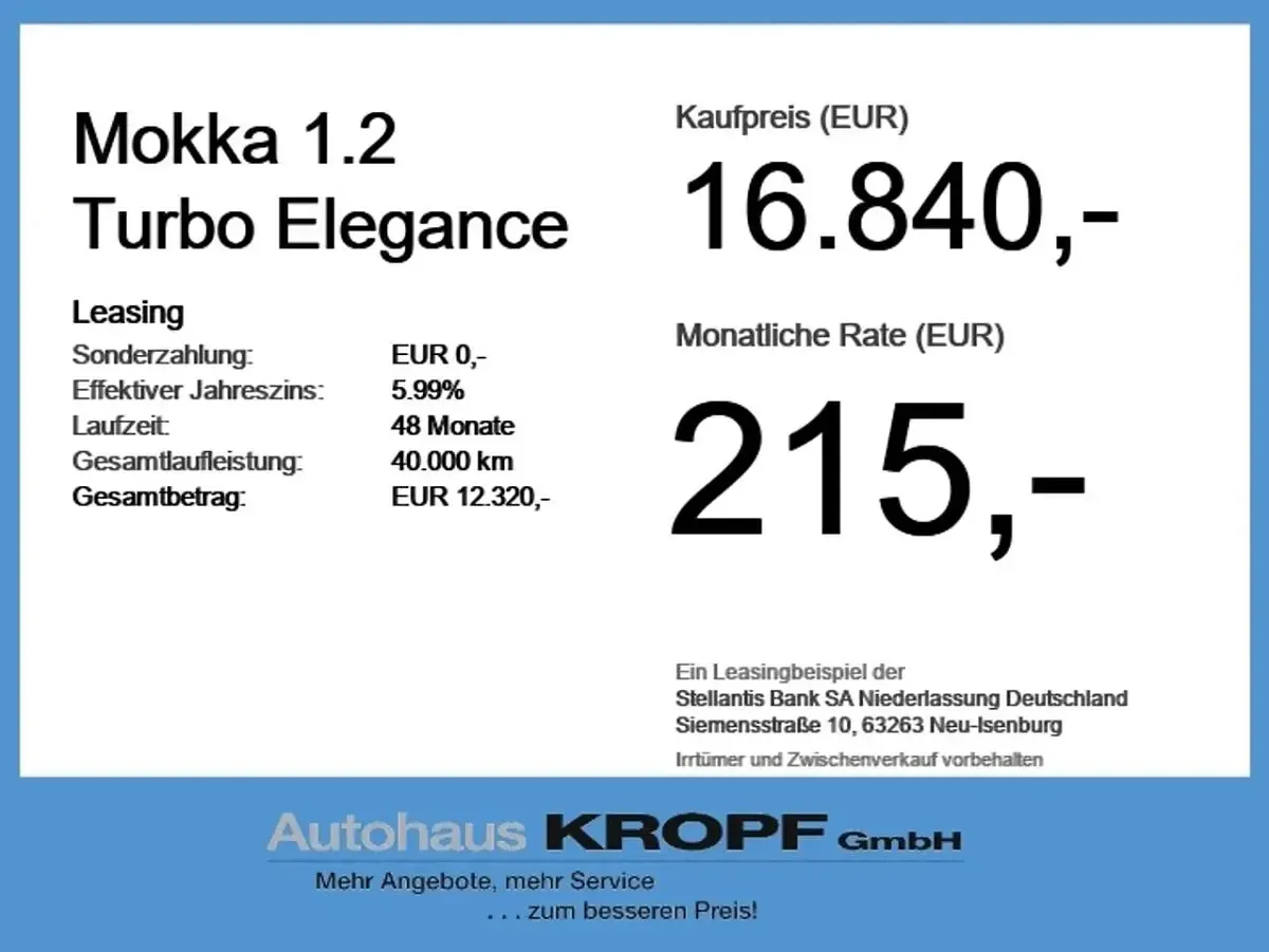 Gebraucht Opel Mokka Elegance 101 PS (74 kW) 2024 Rot SUV