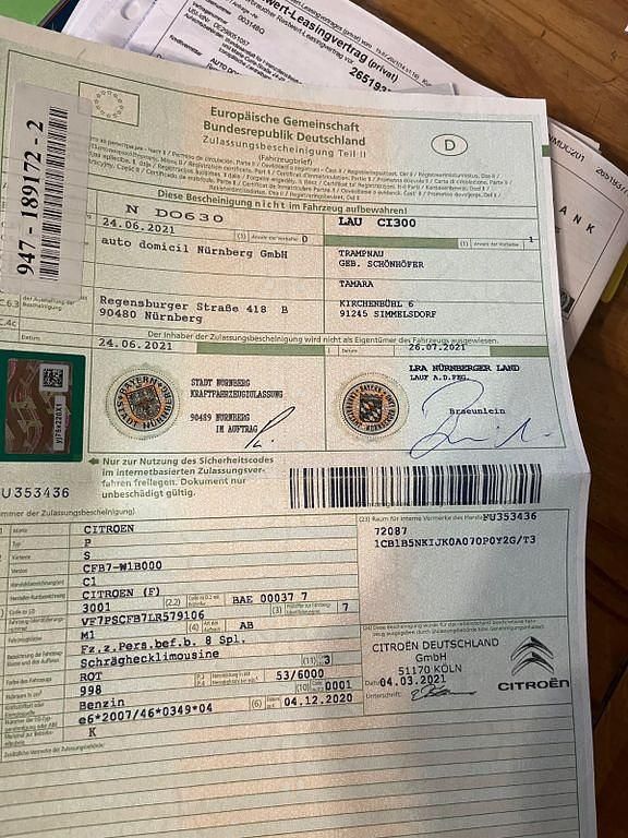 Gebraucht Citroën C1 Shine 72 PS (52 kW) 2021 Rot Kleinwagen