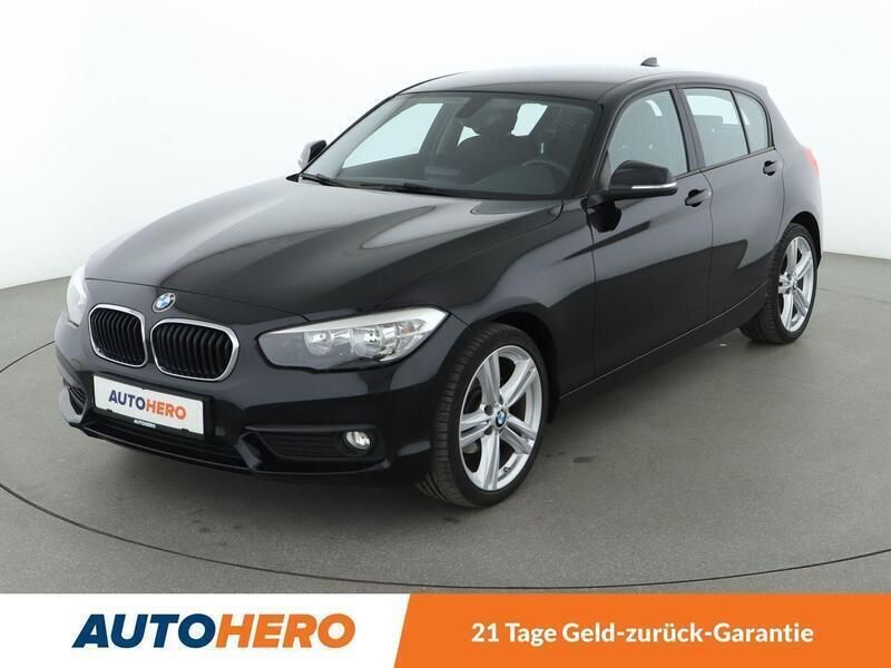 Schwarz Gebraucht 2017 BMW 118 Advantage Kleinwagen | 13.950 € (Fairer Preis) - Bild 1/3