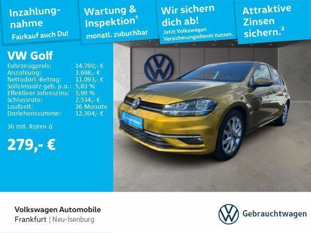 Kurkumagelb metallic Gebraucht 2018 VW Golf VII Join Limousine | 14.790 € (Guter Preis) - Bild 1/4