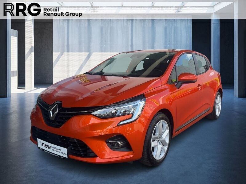 Valencia orange (orange) Gebraucht 2022 Renault Clio V Business Limousine | 13.489 € (Fairer Preis) - Bild 1/4