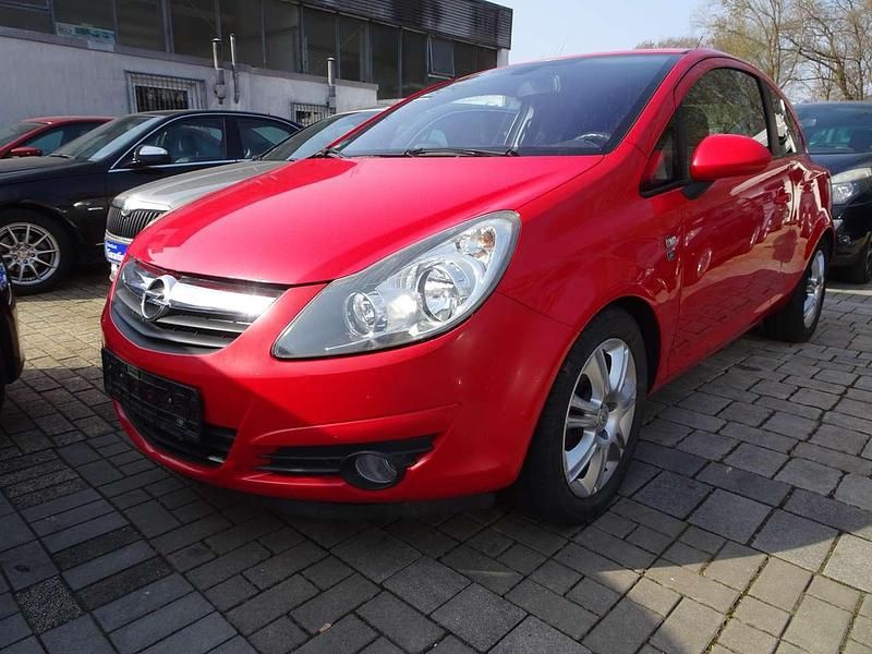 Gebraucht Opel Corsa Edition 87 PS (63 kW) 2010 Magma rot (b) Kleinwagen