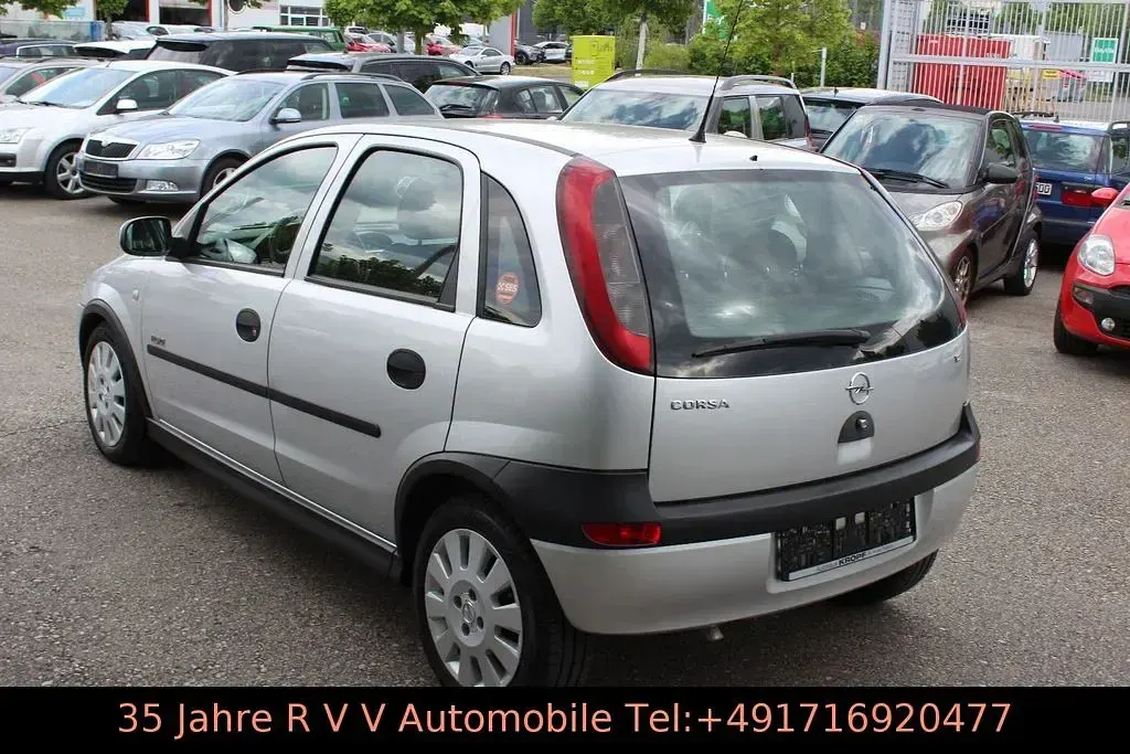 Gebraucht Opel Corsa Elegance 75 PS (55 kW) 2003 Silber Kleinwagen