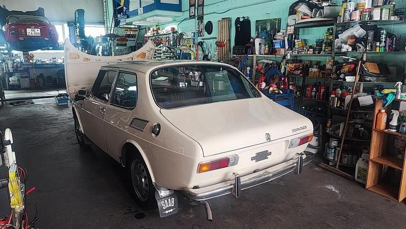 Weiß Gebraucht 1969 Saab 99 Limousine | 8.800 € - Bild 1/4