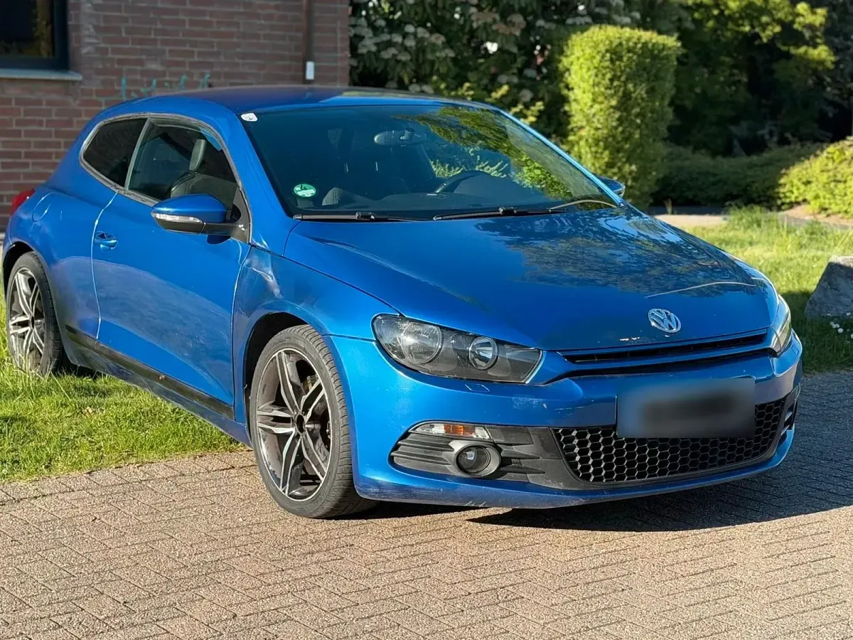 Second-hand VW Scirocco 160 CP (117 kW) 2008 Albastru Coupe