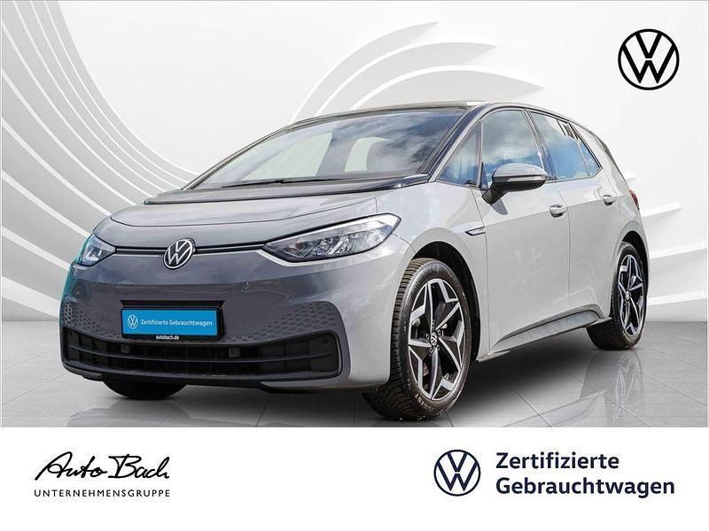 Grau (mondsteingrau schwarz) Gebraucht 2021 VW ID.3 Pro Performance Kleinwagen | 22.940 € (Fairer Preis) - Bild 1/4