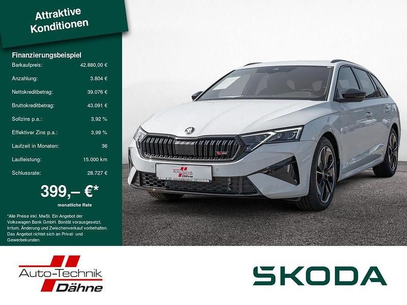 Weiß Neu 2025 Skoda Octavia RS Kombi | 42.880 € (Fairer Preis) - Bild 1/4