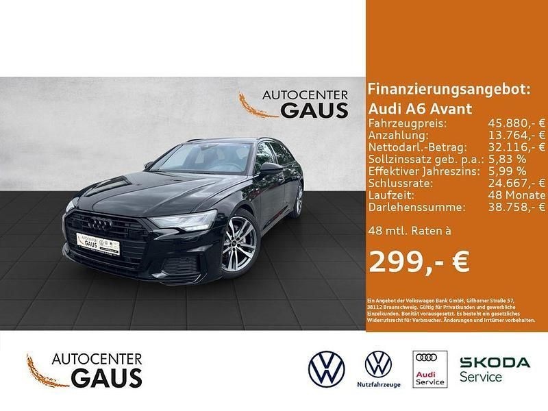 Schwarz Gebraucht 2023 Audi A6 Sport Kombi | 45.880 € (Teuer) - Bild 1/4