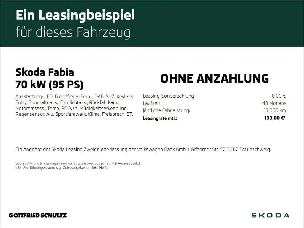 Gebraucht Skoda Fabia Tour 95 PS (69 kW) 2025 Blau Kleinwagen