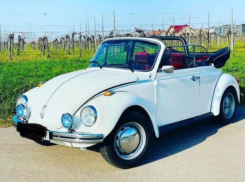 Weiß Gebraucht 1974 VW Käfer Cabrio | 19.500 € - Bild 1/4