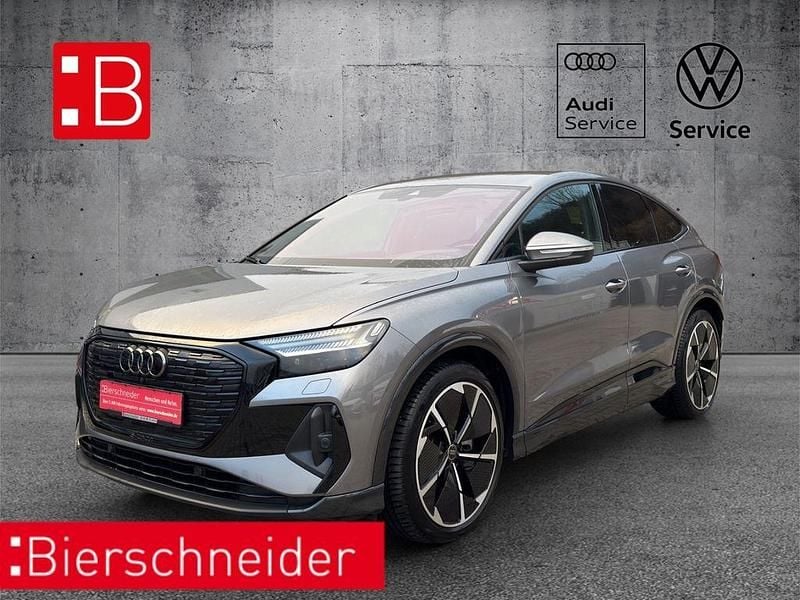 Grau Gebraucht 2024 Audi Q4 Sportback e-tron S-Line SUV | 42.950 € (Superpreis) - Bild 1/4