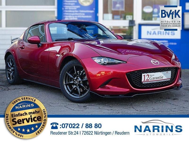Rot Gebraucht 2018 Mazda MX5 Sports-Line Cabrio | 20.490 € (Fairer Preis) - Bild 1/4