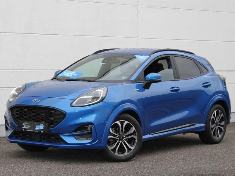 Blue metallic Gebraucht 2020 Ford Puma ST-Line SUV | 20.955 € (Etwas zu teuer) - Bild 1/2